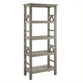 Linon Home Dcor Titian Rustic Gray Bookcase 86150GRY01U